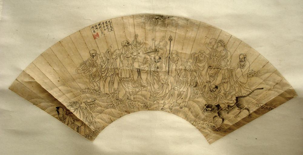 图片[6]-fan; painting; hanging scroll BM-1881-1210-0.79.CH-China Archive